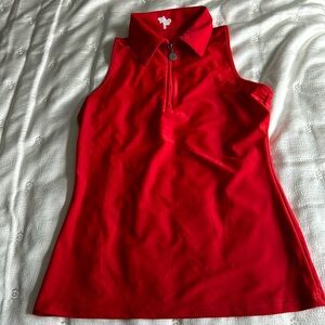 Tzu Tzu Sleeveless Golf Tennis Top